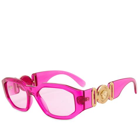 pink versace sunglasses|More.